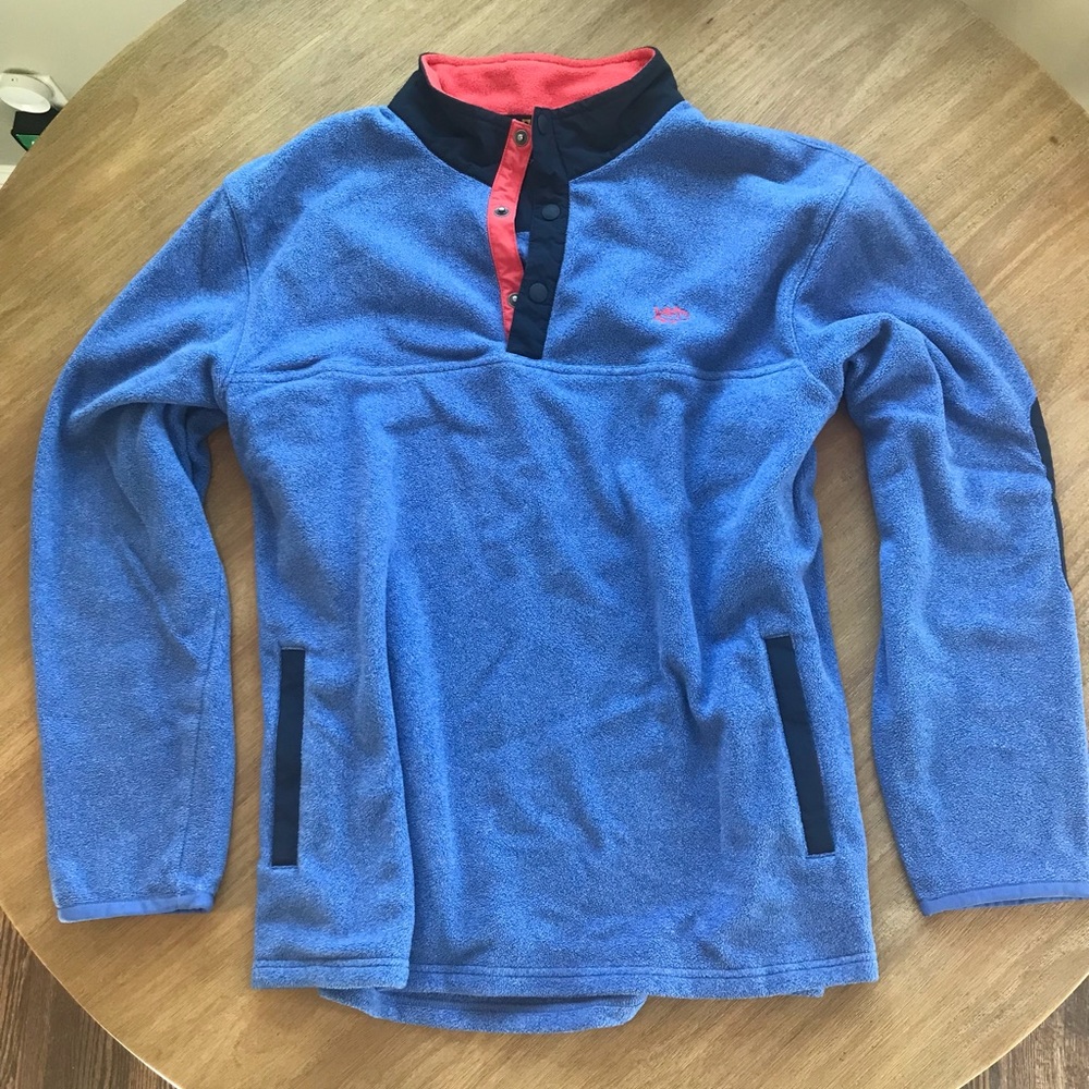 Southern Tide Fleece Quarterbutton Sweater